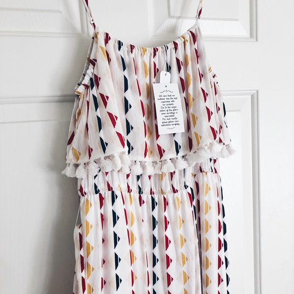 charming charlie’s printed maxi dress - Picture 3 of 4